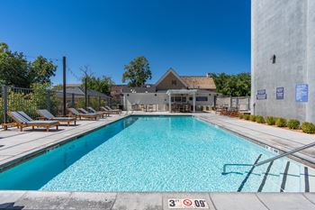 Shimmering pool